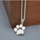 Dogs Footprints Paw Chain Pendant