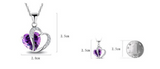 Lady Fashion Heart Pendant Necklace