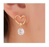 Love Heart Fine Zircon Earring