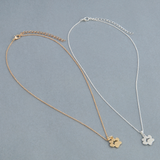 Dogs Footprints Paw Chain Pendant