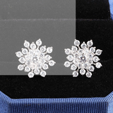 Snowflake Stud Earring