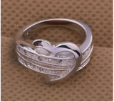 Heart Love Women Wedding Ring
