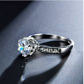 Zircon Engagement Ring