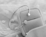 Heart Crystal Love Plated Bracelet