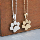 Dogs Footprints Paw Chain Pendant