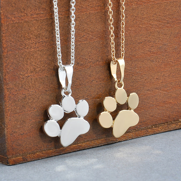 Dogs Footprints Paw Chain Pendant
