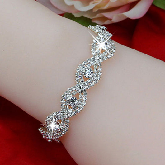 Rhinestone Crystal Bracelet Bangle