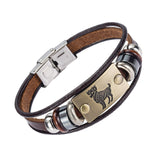 Zodiac Signs Stainless Bracelet