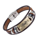 Zodiac Signs Stainless Bracelet