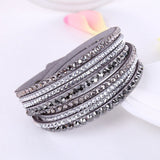 Rhinestone Crystal Bracelet Wrap