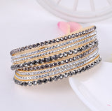 Rhinestone Crystal Bracelet Wrap