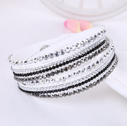 Rhinestone Crystal Bracelet Wrap