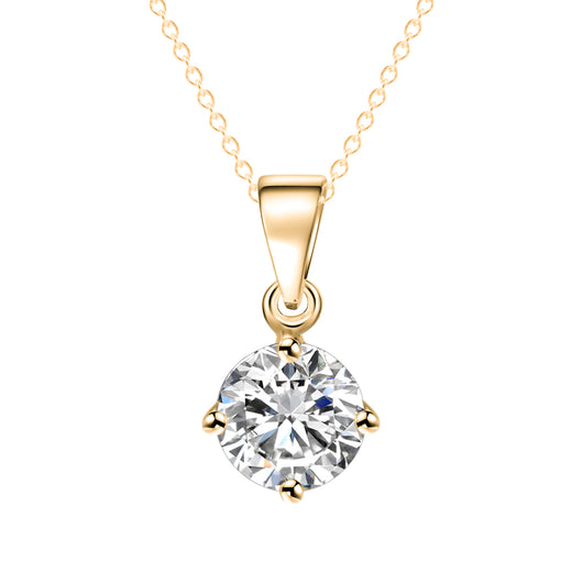 Cubic Zirconia Pendant Necklace