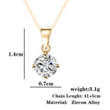 Cubic Zirconia Pendant Necklace