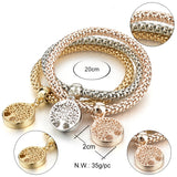 Austrian Rhinestone Charm Bracelet