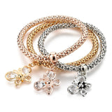 Austrian Rhinestone Charm Bracelet