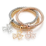 Austrian Rhinestone Charm Bracelet