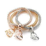 Austrian Rhinestone Charm Bracelet