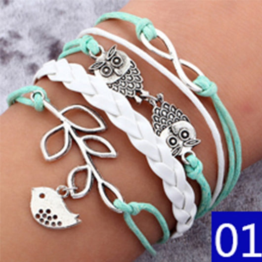 Double Leather Multi-layer Bracelet