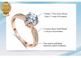 Zircon Engagement Ring