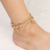 Tassel Chain Bells Anklet Ankle