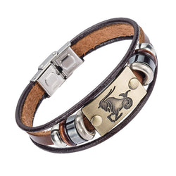 Zodiac Signs Stainless Bracelet
