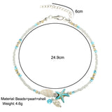 Shell Anklet Beads Starfish Anklet