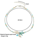 Starfish Charm Bracelet Anklet