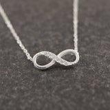 Tiny Infinity Crystal Pendant