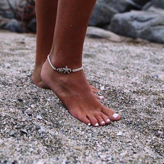 Starfish Vintage Anklet