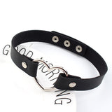 Stainless Steel Heart Chokers Necklace