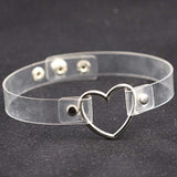 Stainless Steel Heart Chokers Necklace