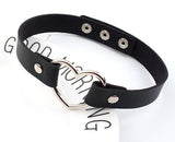 Stainless Steel Heart Chokers Necklace