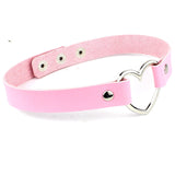 Stainless Steel Heart Chokers Necklace