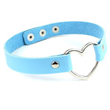 Stainless Steel Heart Chokers Necklace