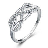 Cubic Zircon CZ Crystal Ring