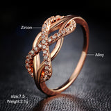 Cubic Zircon CZ Crystal Ring