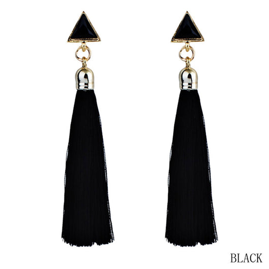 Drop Long Tassel Earring