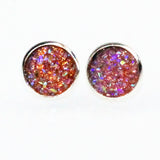 Rhinestone Crystal Silver Stud Earring
