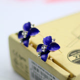 Rhinestone Crystal Silver Stud Earring