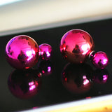 Rhinestone Crystal Silver Stud Earring