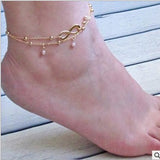 Simple Elegant Arrows Anklet
