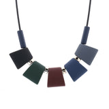 Pendants Colorful Wood Beads Necklace