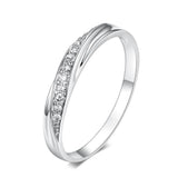 Cubic Zirconia Lovers Rose Ring