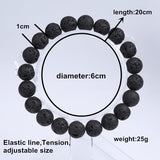 Natural Stone Love Bead Bracelet