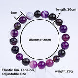 Natural Stone Love Bead Bracelet