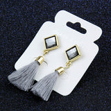 Statement Star Tassel Long Earrings