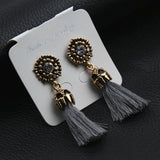 Statement Star Tassel Long Earrings