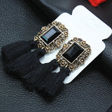 Statement Star Tassel Long Earrings