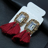 Statement Star Tassel Long Earrings